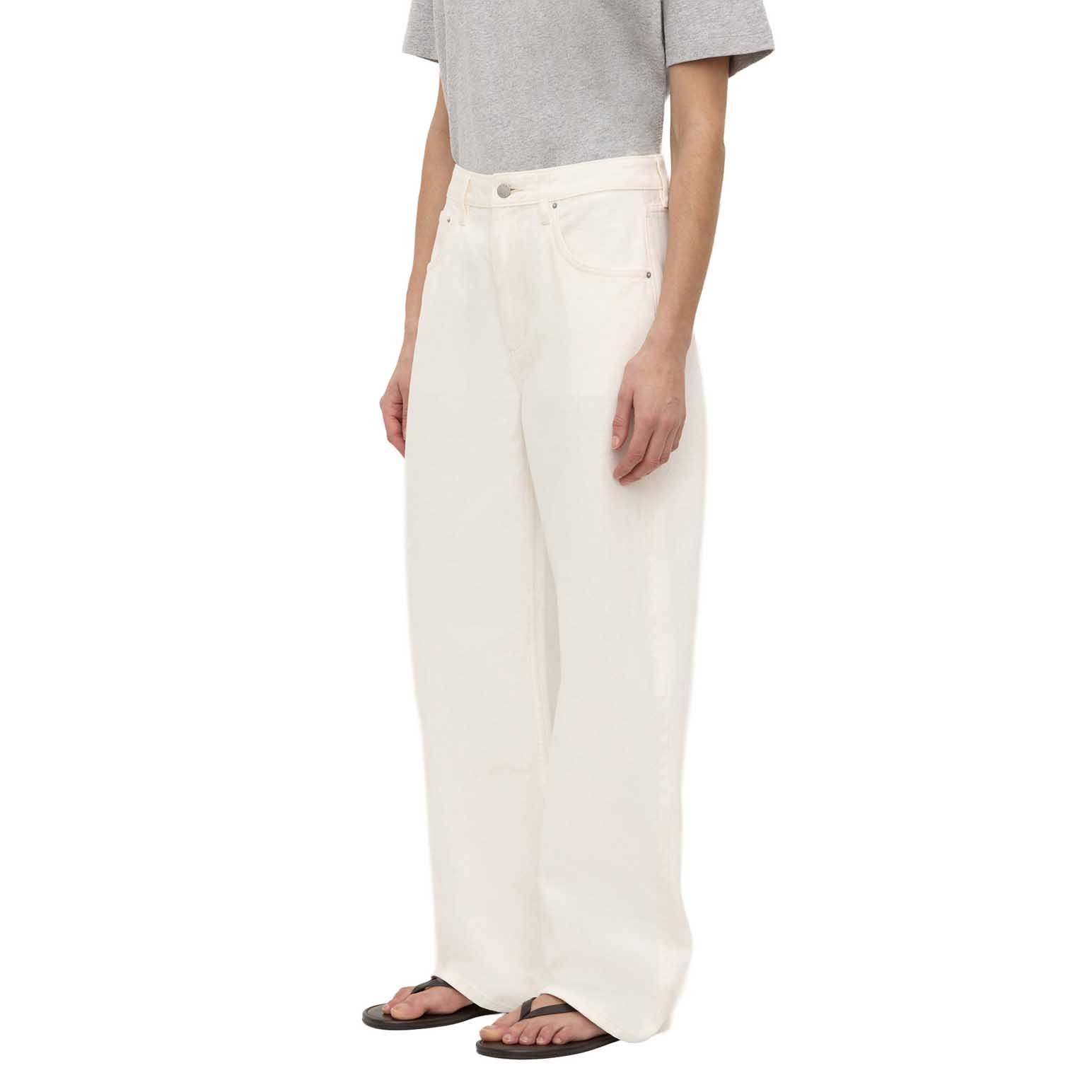 Assembly Label Low Curve Mid Rise Jean Vintage White